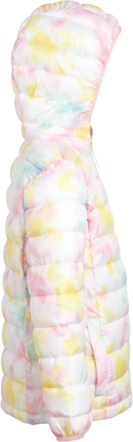URBAN REPUBLIC Girls' Jacket - Packable Water Resistant Bubble Puffer Windbreaker Coat