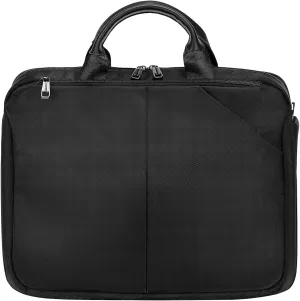uxcell 15.6 Inches 360 Protective Laptop Bag, Water-Resistant Laptop Briefcase, Black