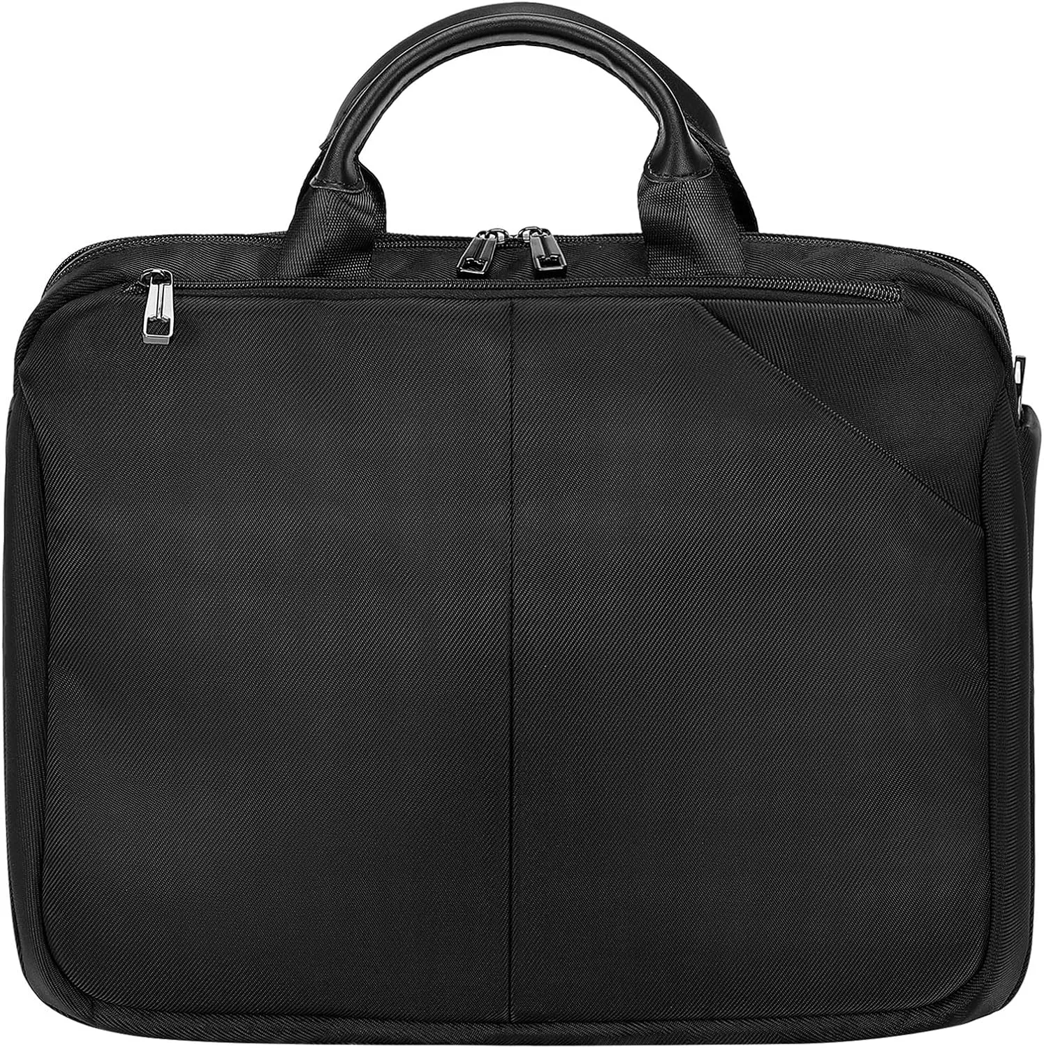 uxcell 15.6 Inches 360 Protective Laptop Bag, Water-Resistant Laptop Briefcase, Black