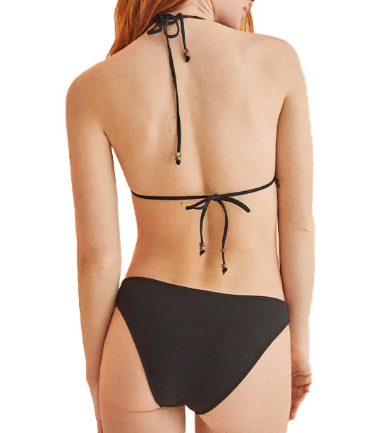 V Bikini Bottoms Black