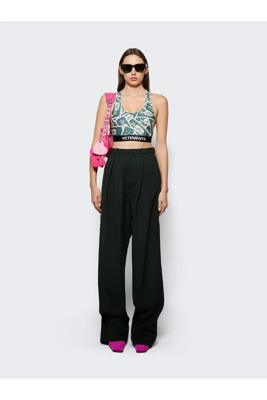 VETEMENTS | Million Dollar Sports Bra - Green