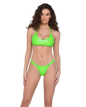Vinyl Thong Bottoms - Womens Rave Bottoms