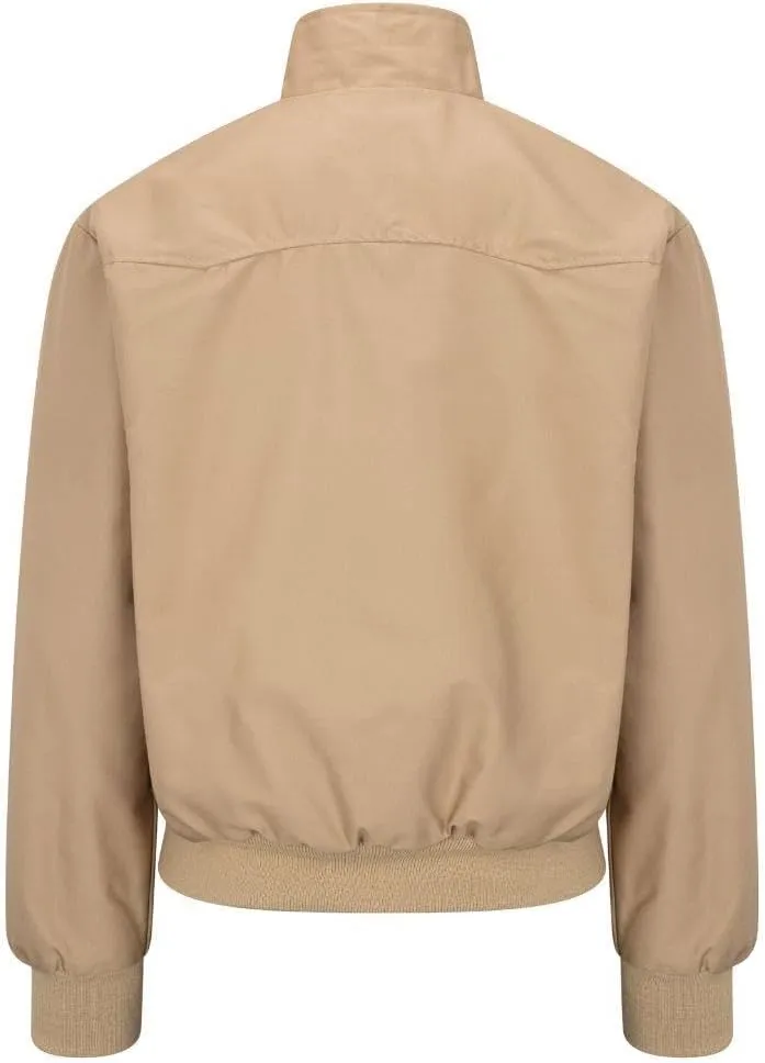 Walker and Hawkes Classic Harrington Jacket for Men - Timeless Water-Resistant Spring Jacket, Premium Cotton, Flannel-Lined