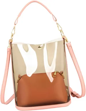 Water-resistant Bucket Bag Compact and Fashionable Single-shoulder/messenger Bag