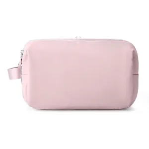Water-resistant Toiletry Bag Travel Storage Pouch with Separate Pink
