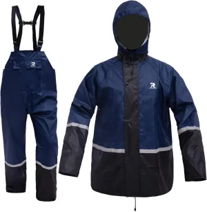 Waterproof Breathable Suits for Men - Durable Oxford Rain Jacket Coat With Pants