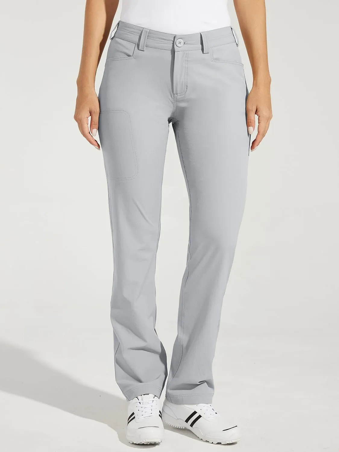 Willit Women's Golf Pants Hiking Pants Quick Dry Lightweight Outdoor Casual Pants with Pockets Water Resistant