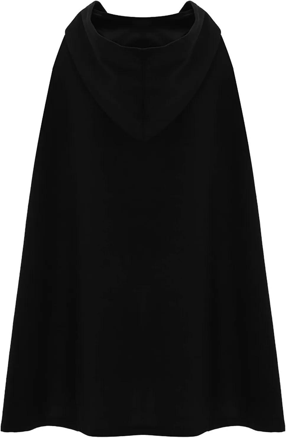 Women Fall Winter Trench Coat Cloak Hooded Long Open Front Cape Coat Poncho Batwing Cardigan Wool Blend Solid Outwear