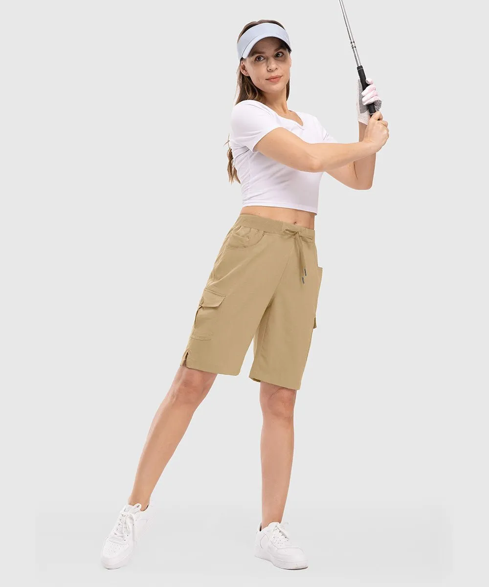 Women's 10" Lightweight Knee Length Casual Shorts