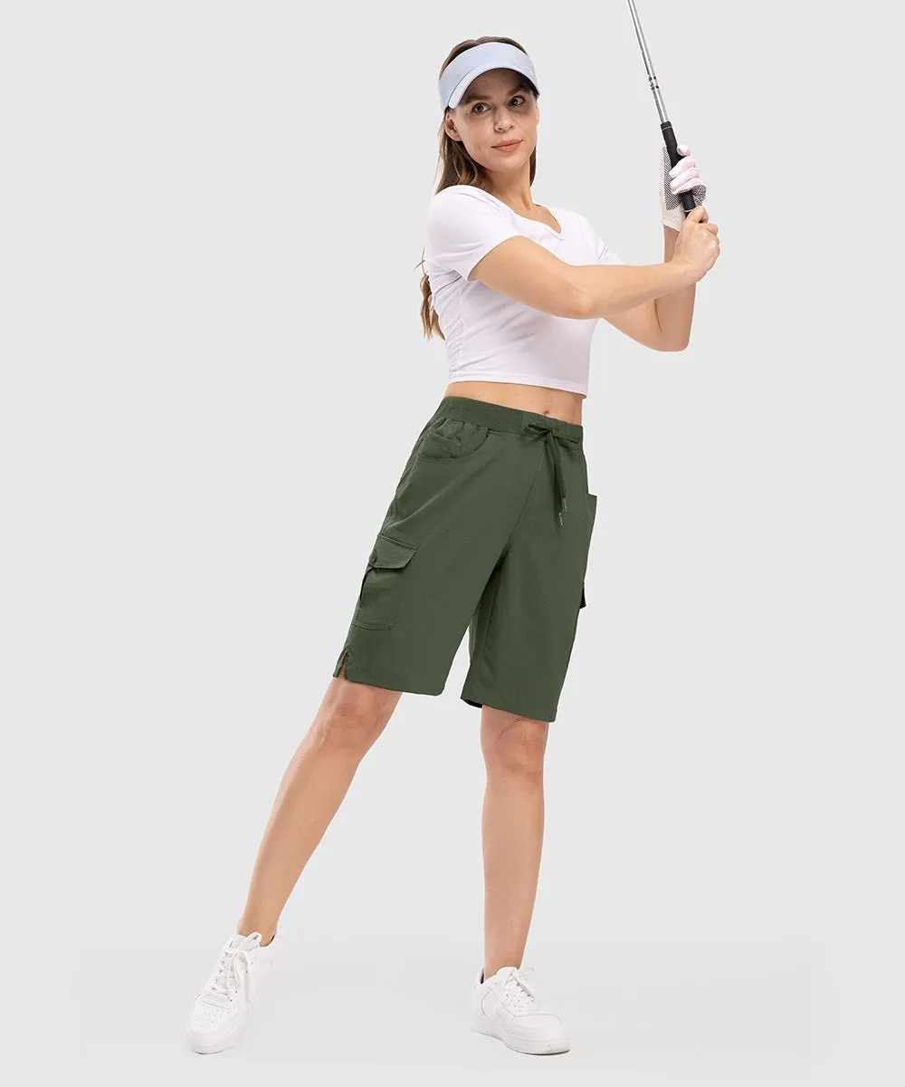Women's 10" Lightweight Knee Length Casual Shorts