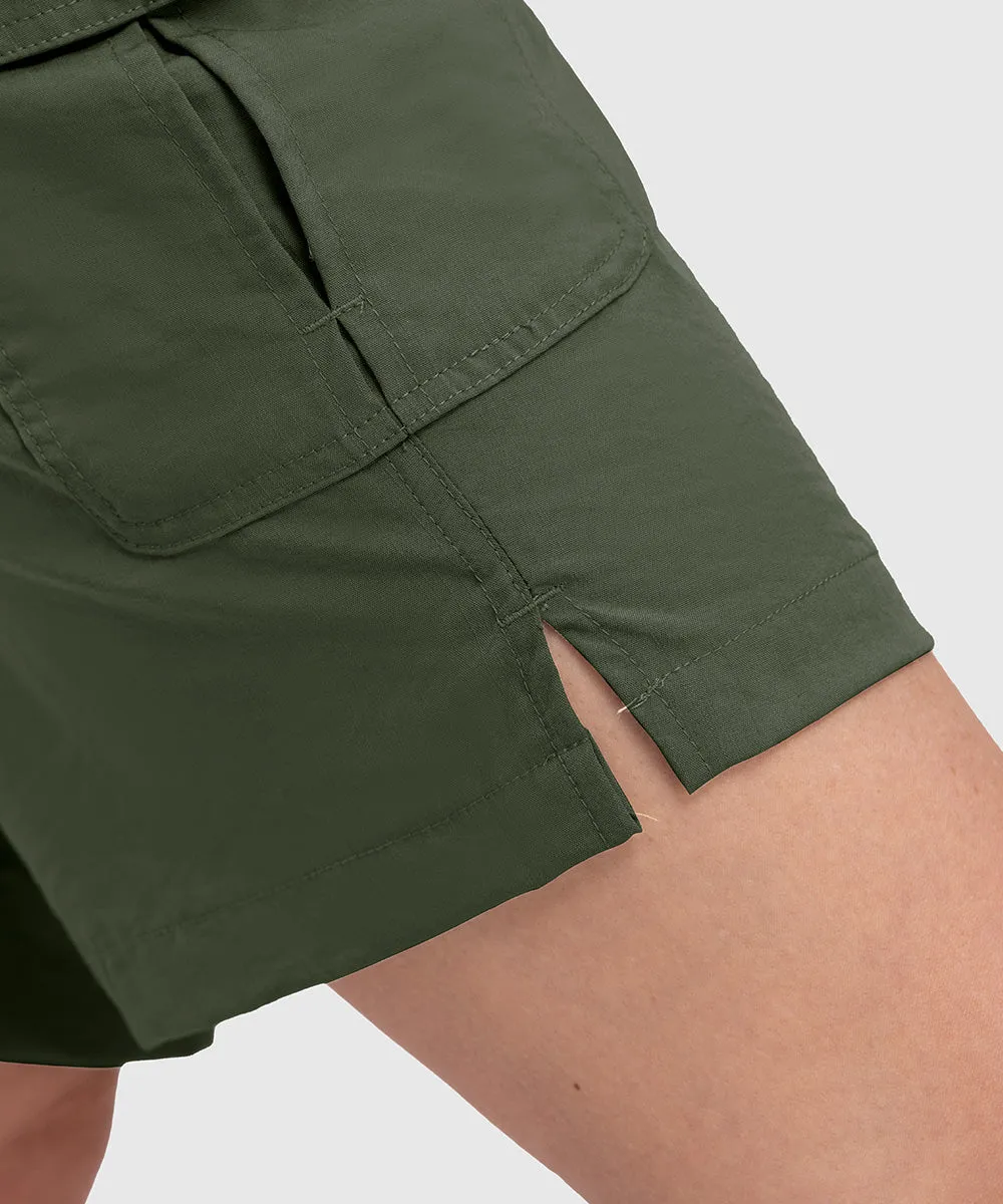 Women's 10" Lightweight Knee Length Casual Shorts