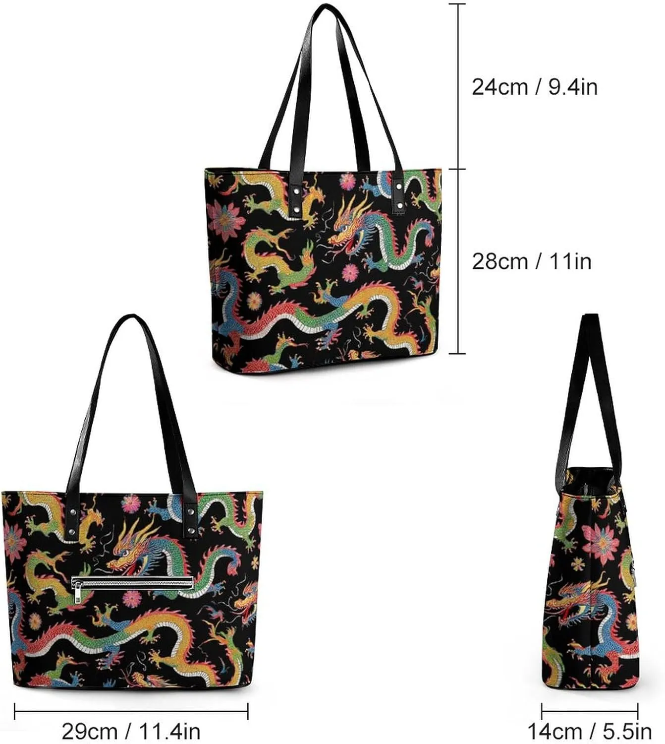 Women's Large Capacity Travel Tote Bag Waterproof Durable Shopping Handbag