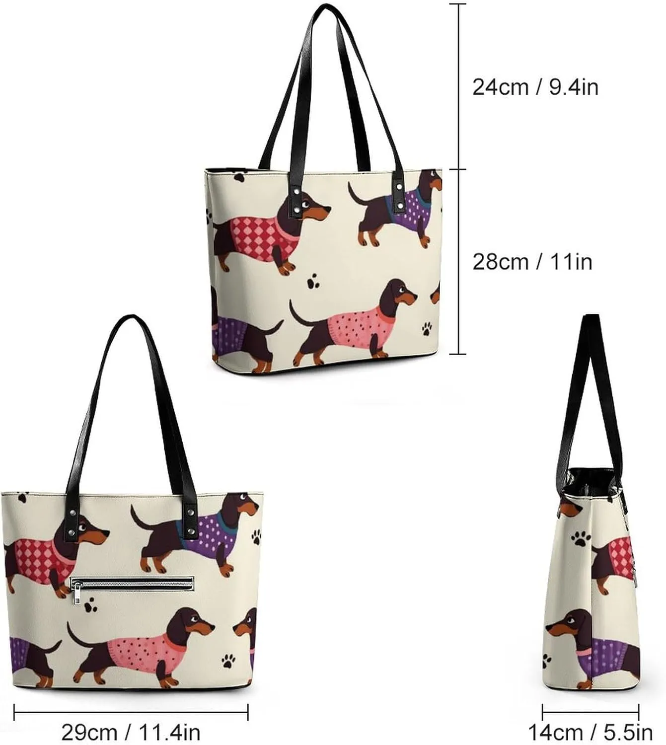 Women's Large Capacity Travel Tote Bag Waterproof Durable Shopping Handbag