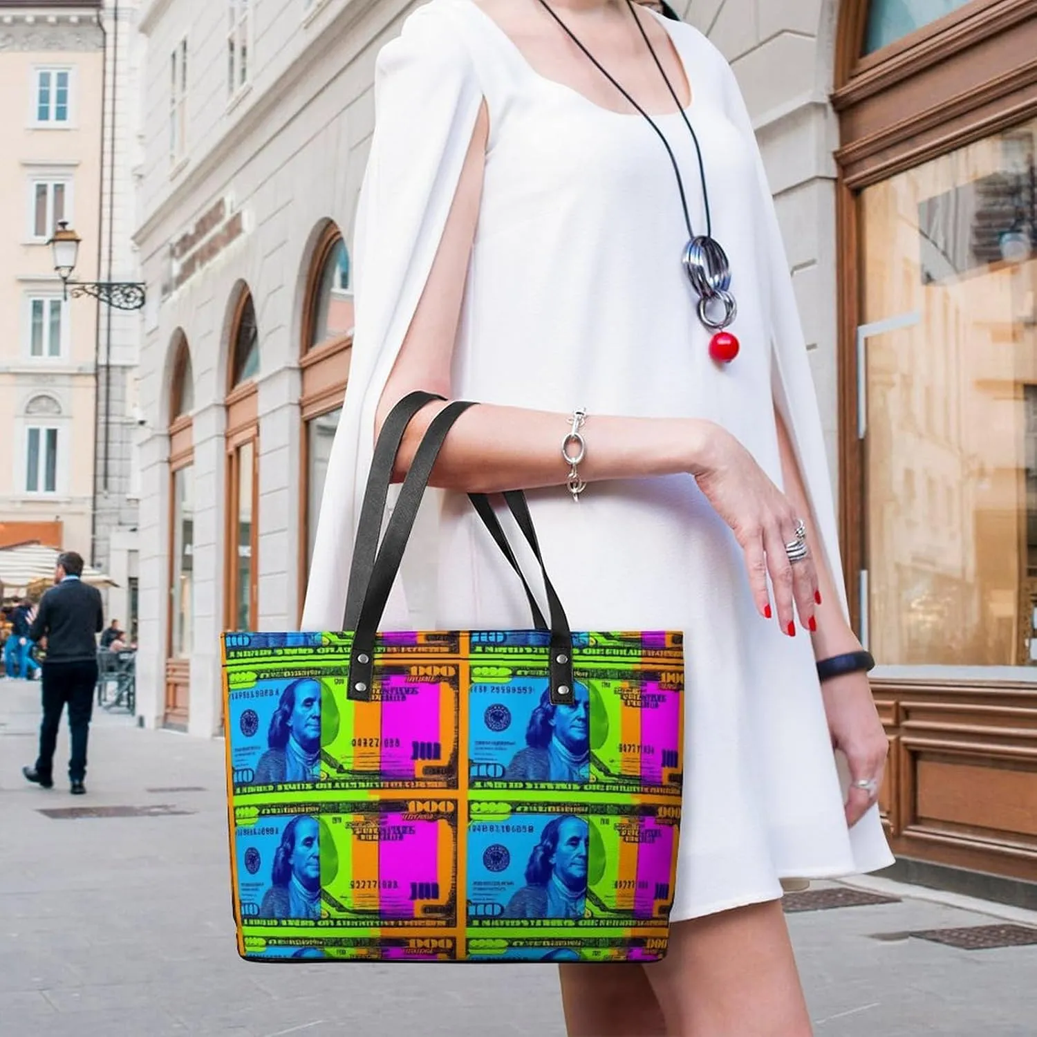 Women's Large Capacity Travel Tote Bag Waterproof Durable Shopping Handbag