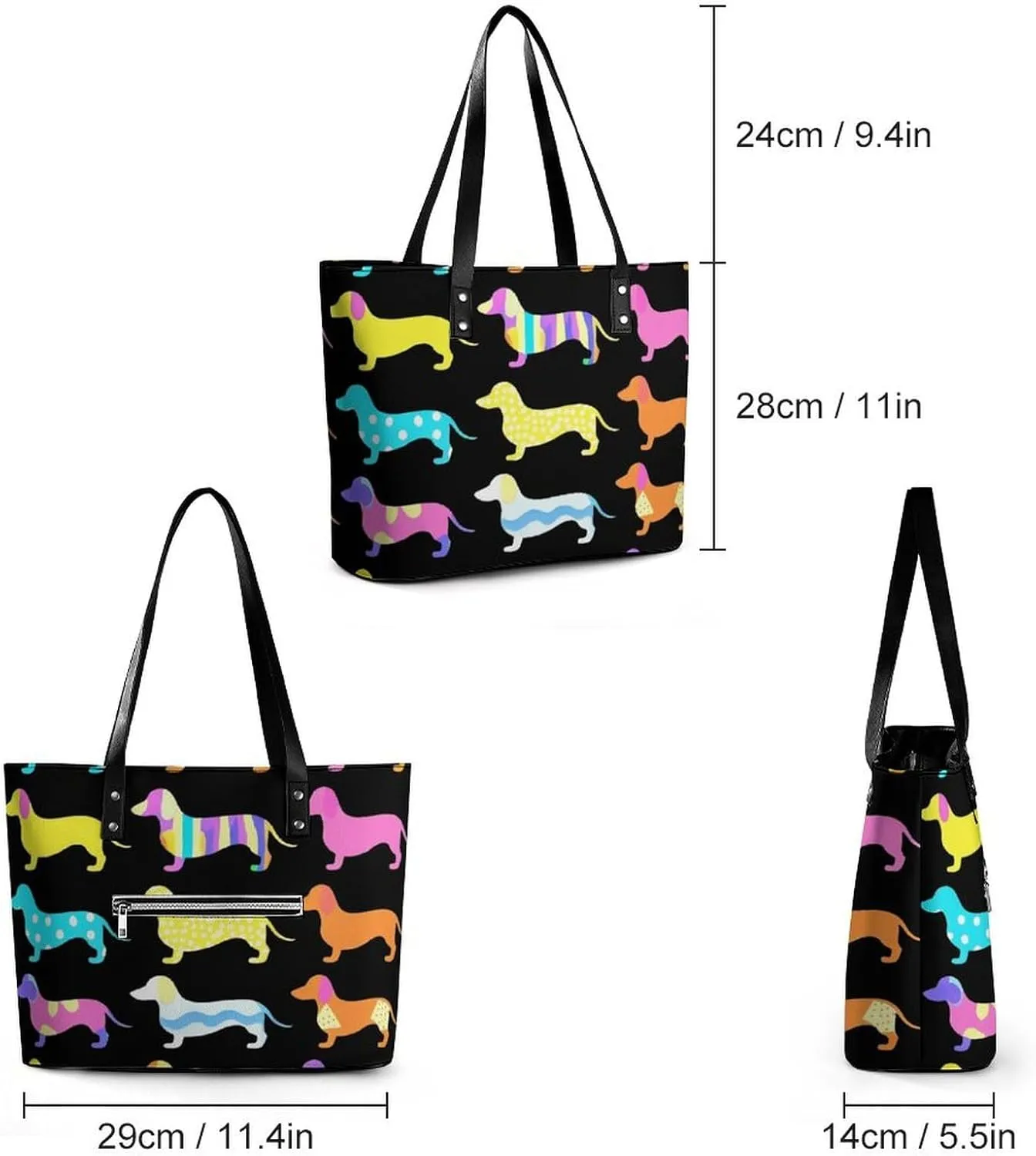 Women's Large Capacity Travel Tote Bag Waterproof Durable Shopping Handbag