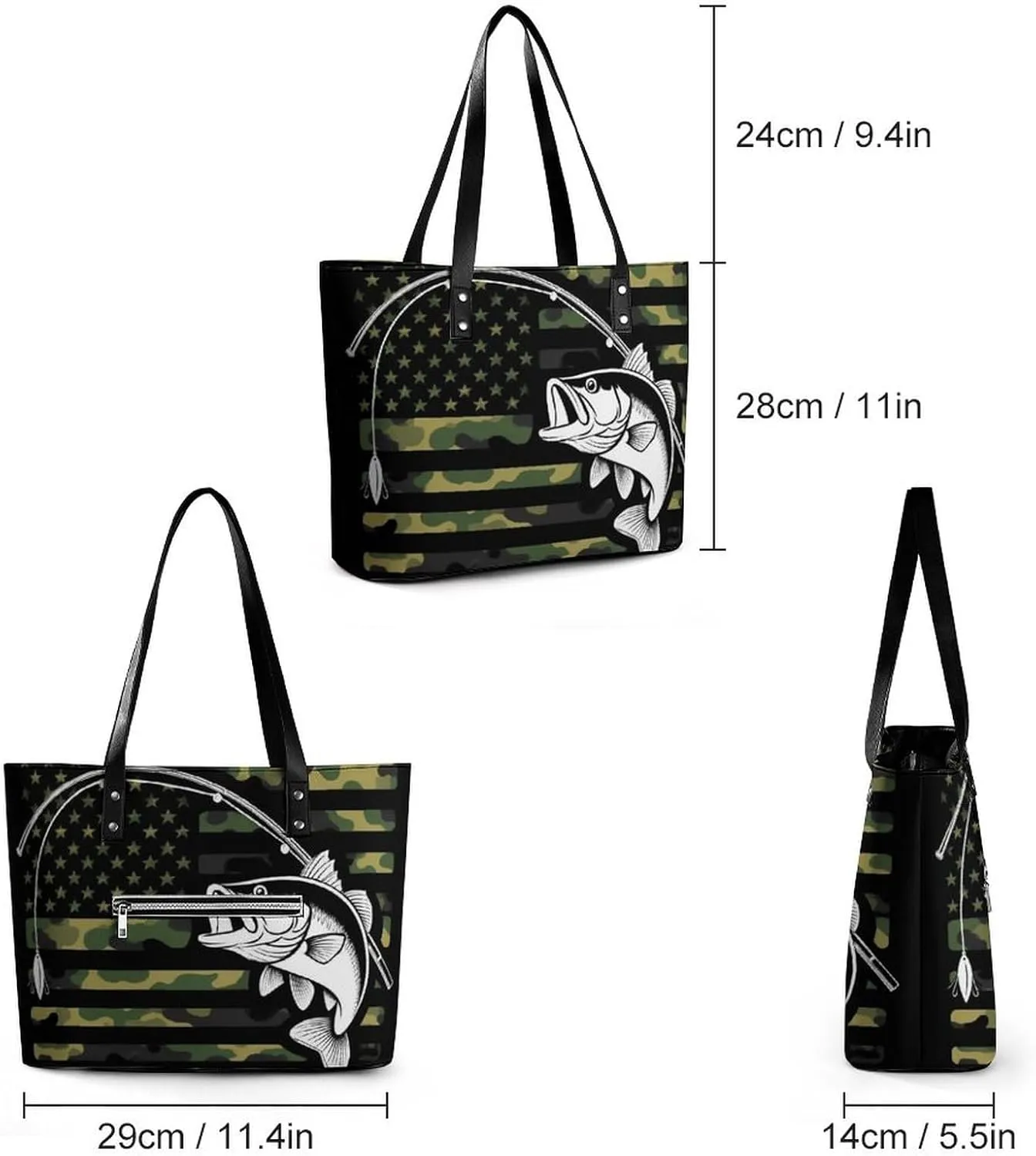Women's Large Capacity Travel Tote Bag Waterproof Durable Shopping Handbag