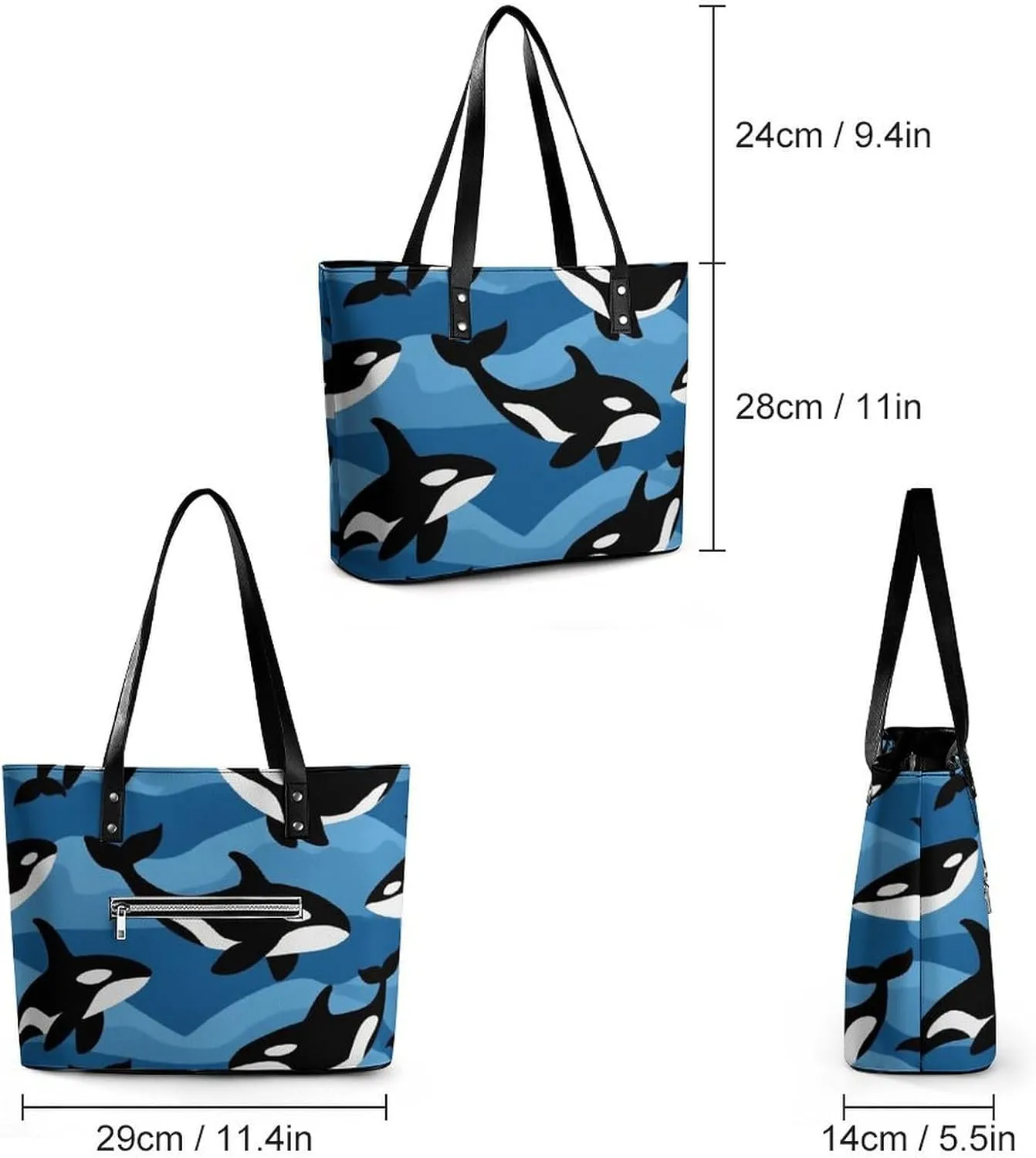 Women's Large Capacity Travel Tote Bag Waterproof Durable Shopping Handbag