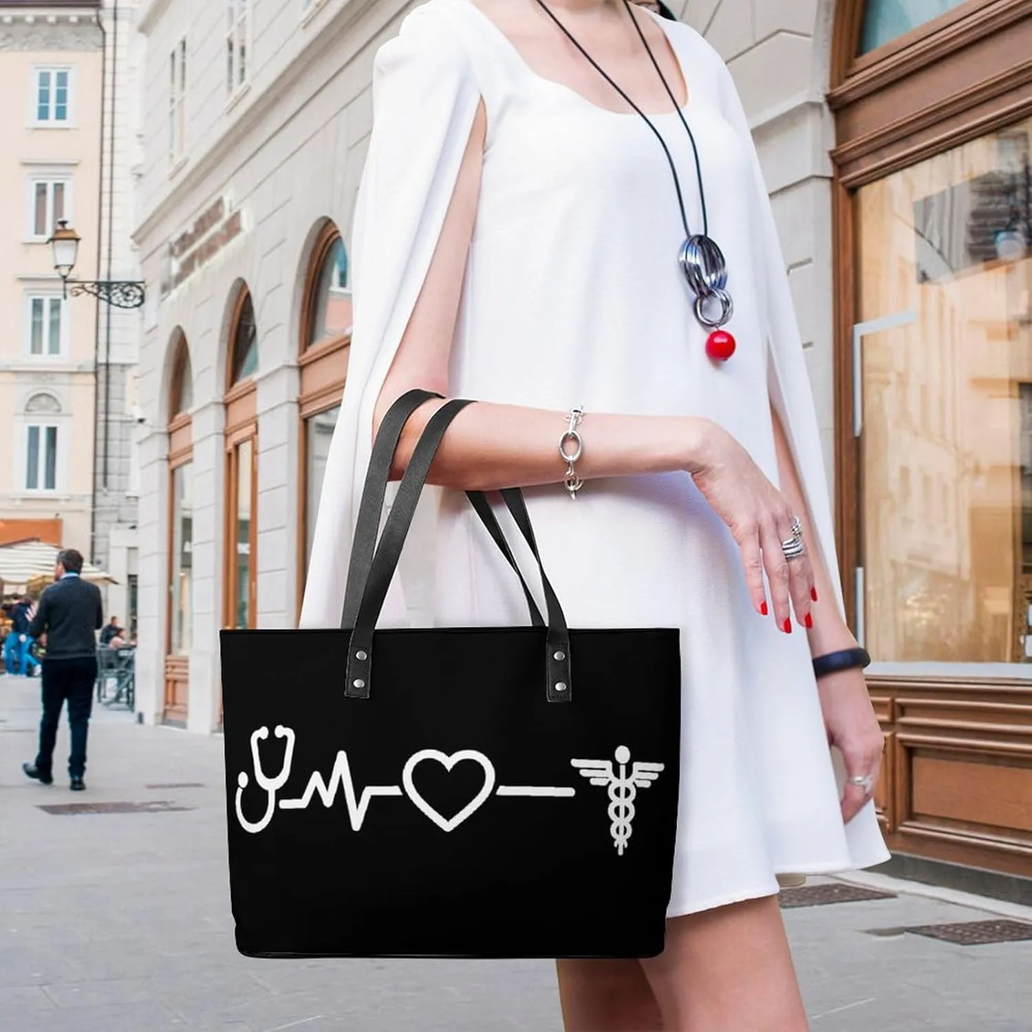 Women's Large Capacity Travel Tote Bag Waterproof Durable Shopping Handbag