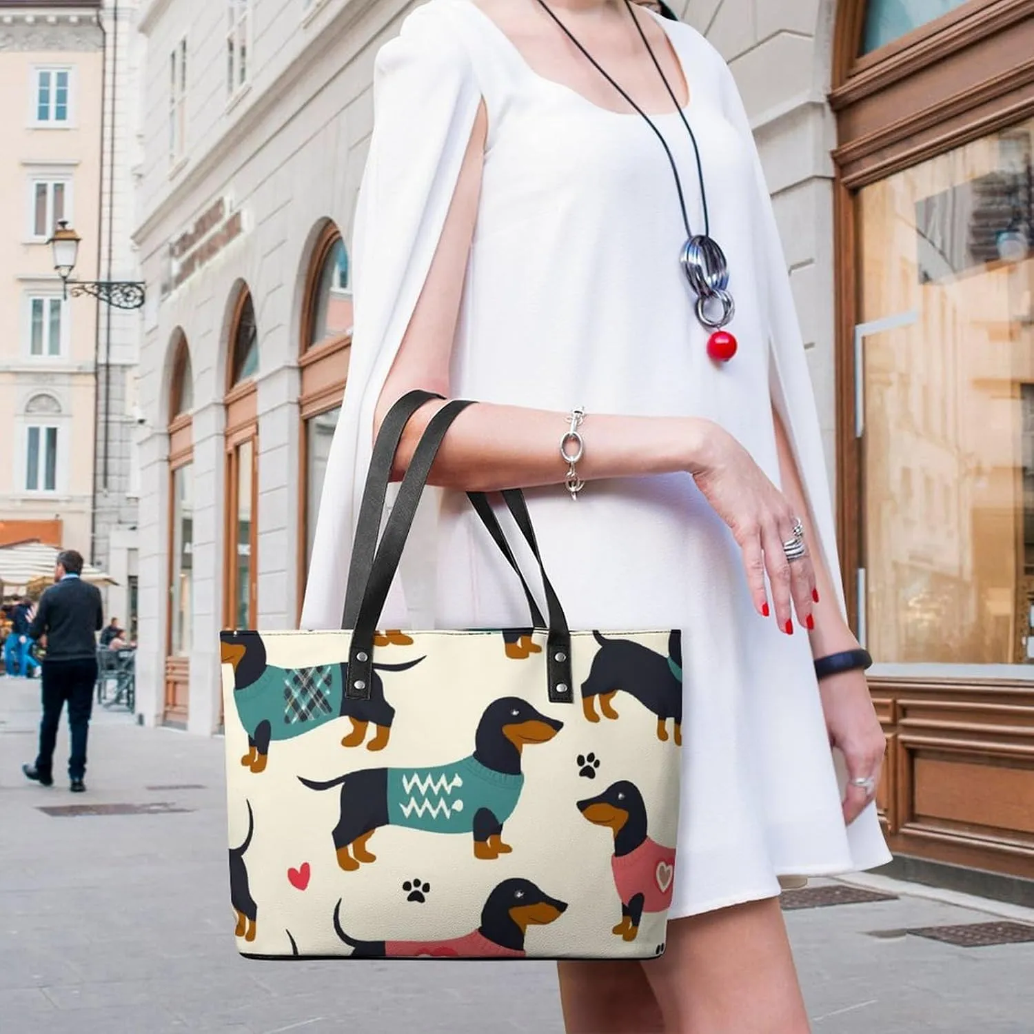 Women's Large Capacity Travel Tote Bag Waterproof Durable Shopping Handbag