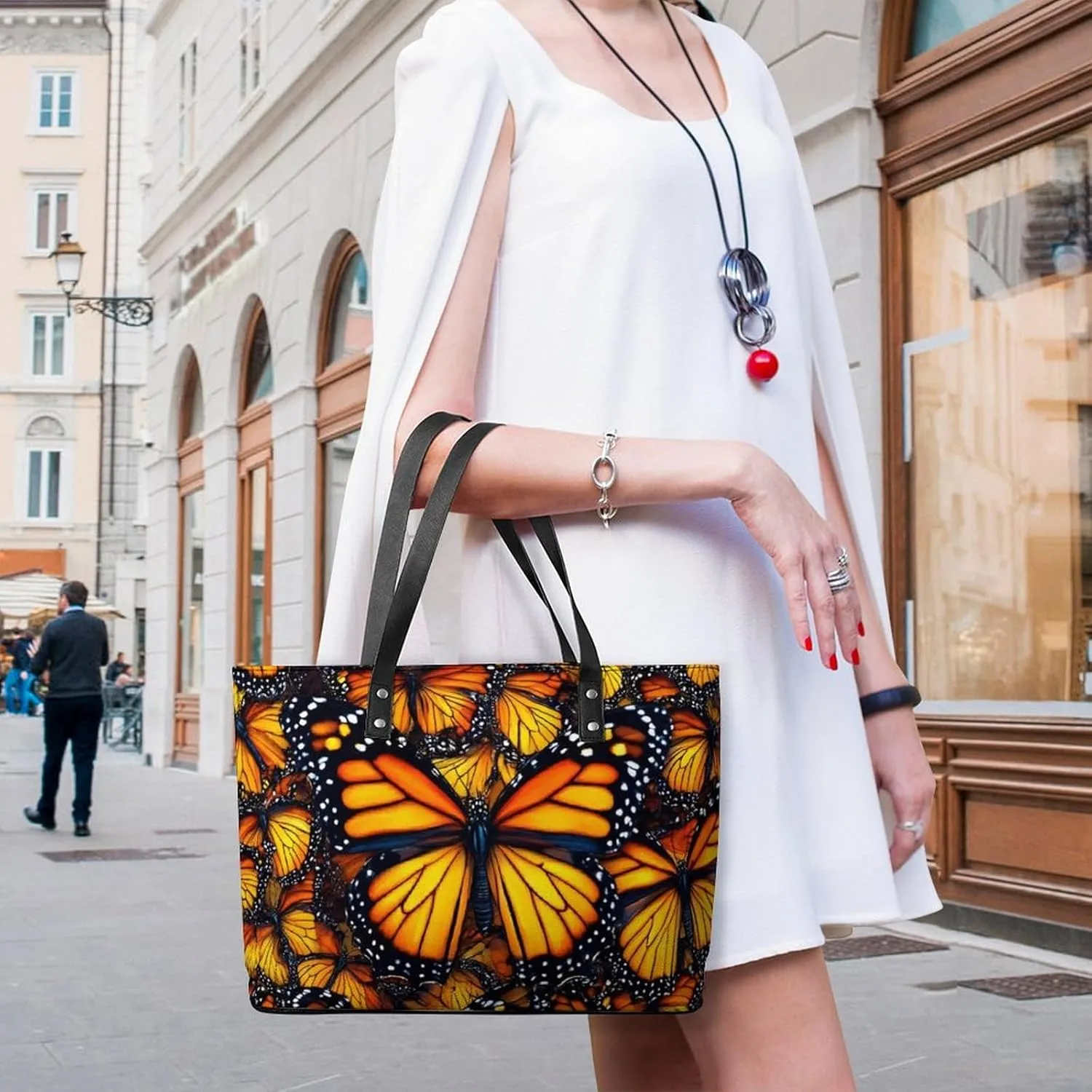 Women's Large Capacity Travel Tote Bag Waterproof Durable Shopping Handbag
