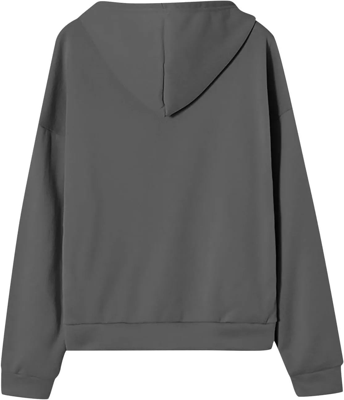 Womens Long Sleeve Oversized Zip Up Hoodies Sweatshirts Y2K Jacket Pockets Patchwork Design T-Shirt Hoodie for Women