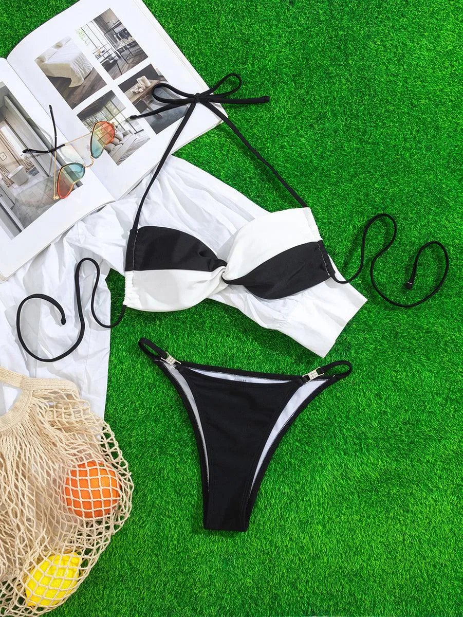 Women's Sexy Bikini Set | High-Waist Tummy Control Swimwear | Beach-Ready Bathing Suits