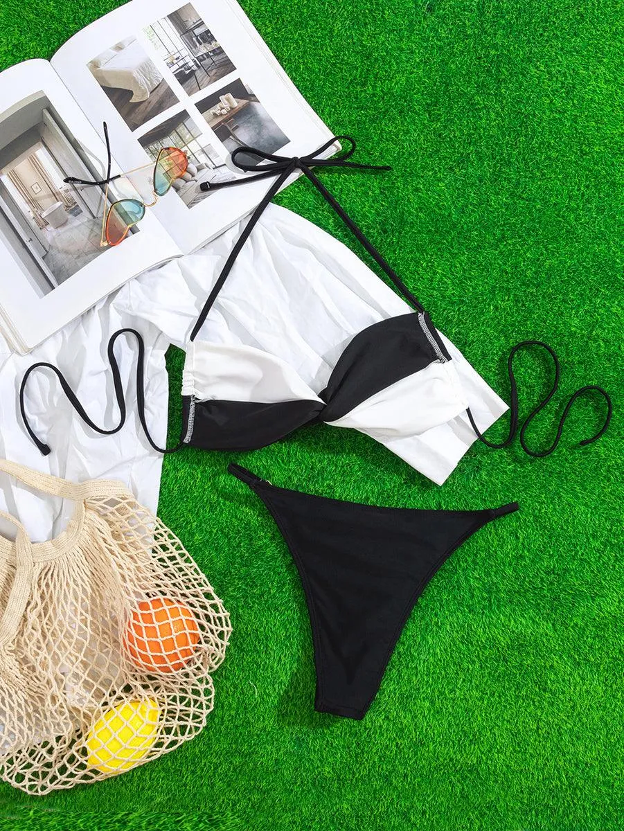 Women's Sexy Bikini Set | High-Waist Tummy Control Swimwear | Beach-Ready Bathing Suits