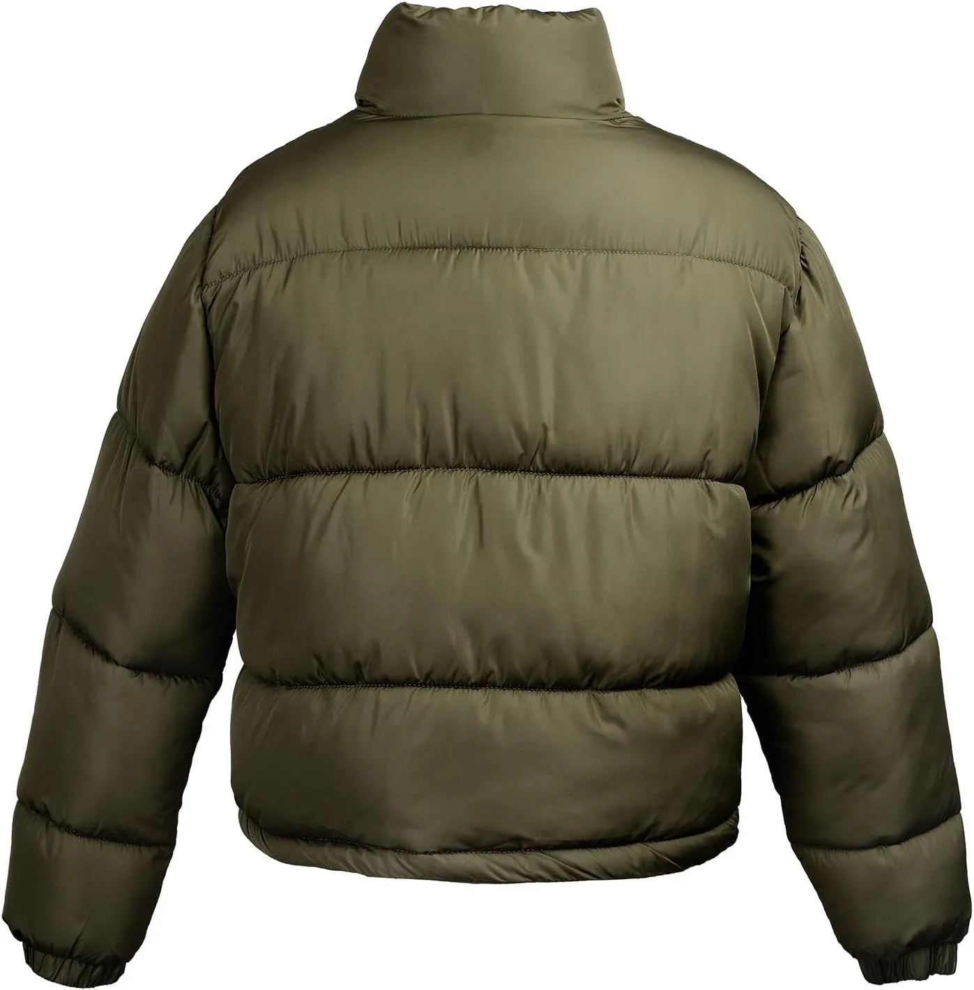 Women's Winter Cropped Puffer Jacket Coat Short Warm Quilted Fashion Jacket