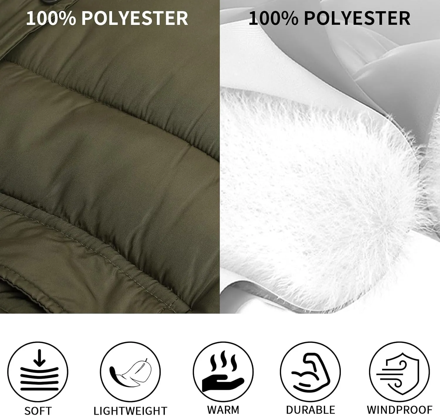 Women's Winter Cropped Puffer Jacket Coat Short Warm Quilted Fashion Jacket