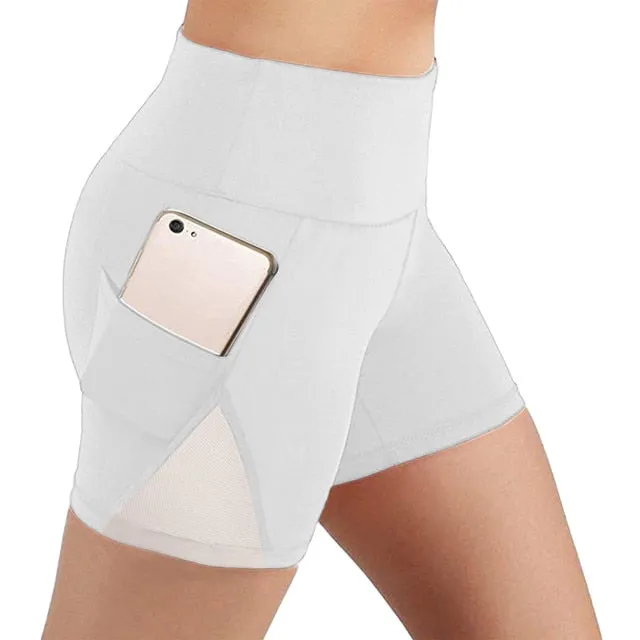 Women's Yoga Quick Dry Shorts with Pocket