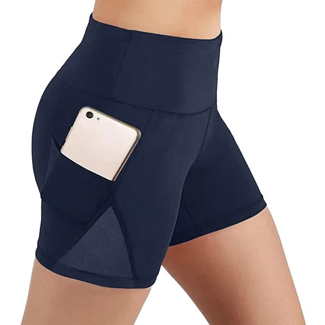 Women's Yoga Quick Dry Shorts with Pocket