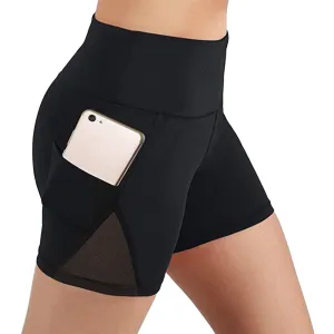 Women's Yoga Quick Dry Shorts with Pocket