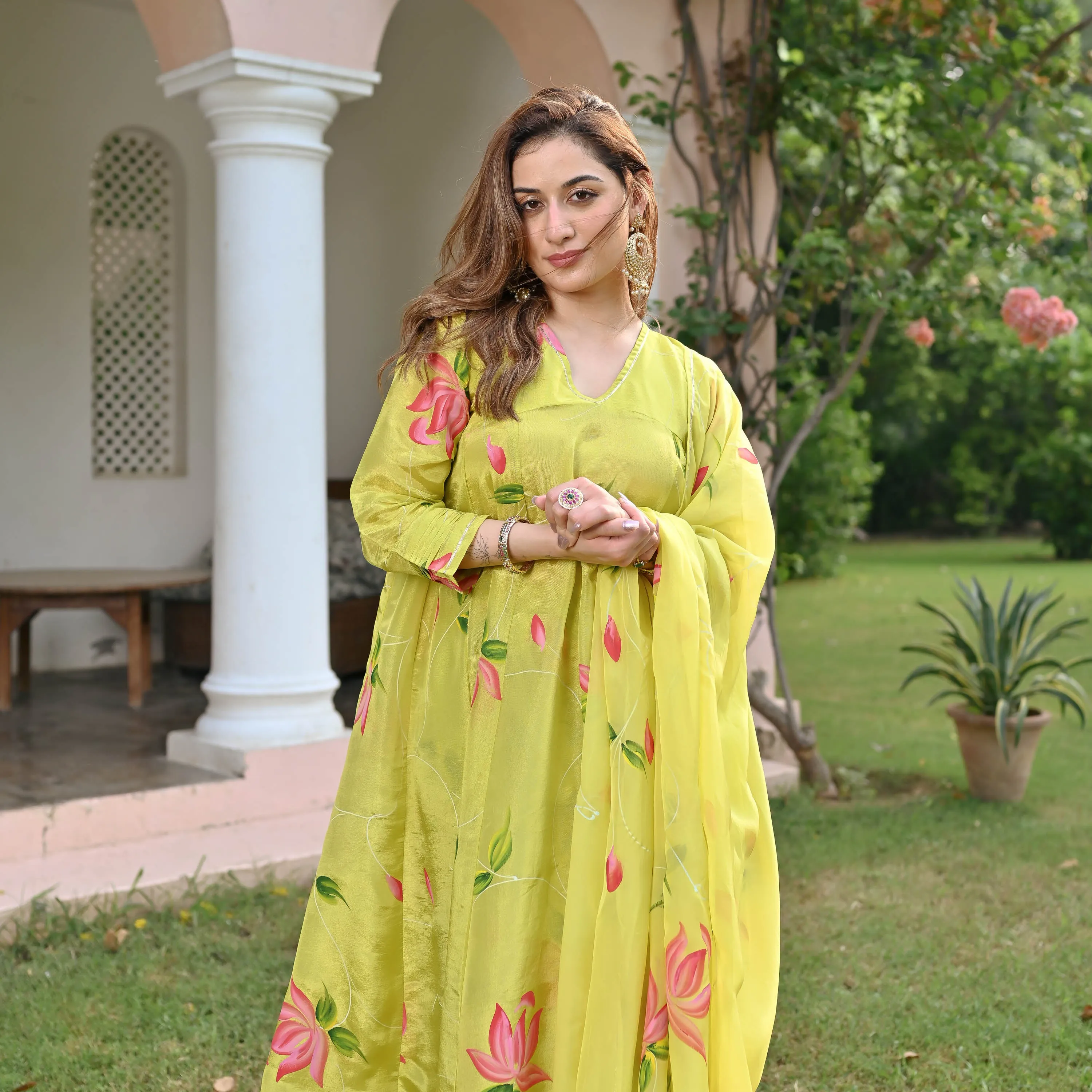 Yashvi Tissue Silk Suit set