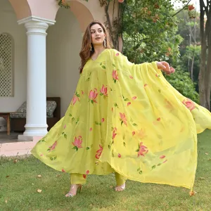 Yashvi Tissue Silk Suit set