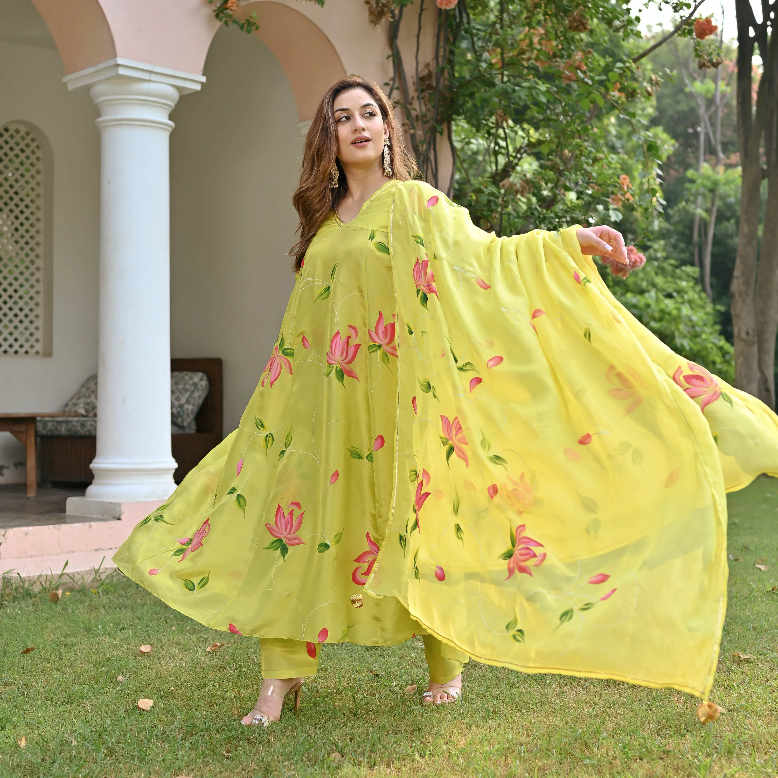 Yashvi Tissue Silk Suit set