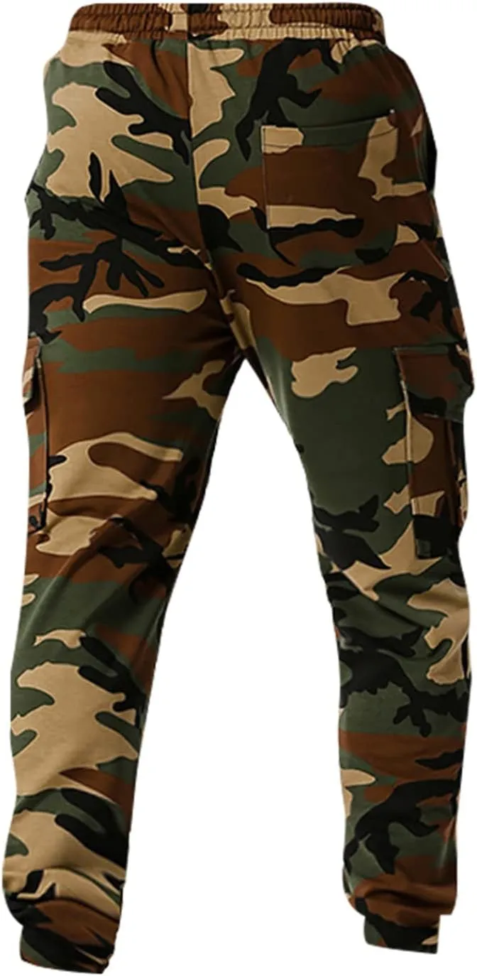 Ymosrh Cargo Work Pants for Men Solid Color Ripped Holes Frayed Gradient Washed Trousers Mens Exercise Pants XXL