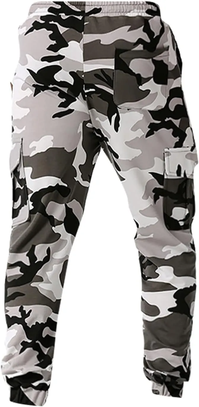 Ymosrh Mens Pants Cargo Men Jeans Solid Color Ripped Holes Frayed Gradient Washed Trousers Chino Pants