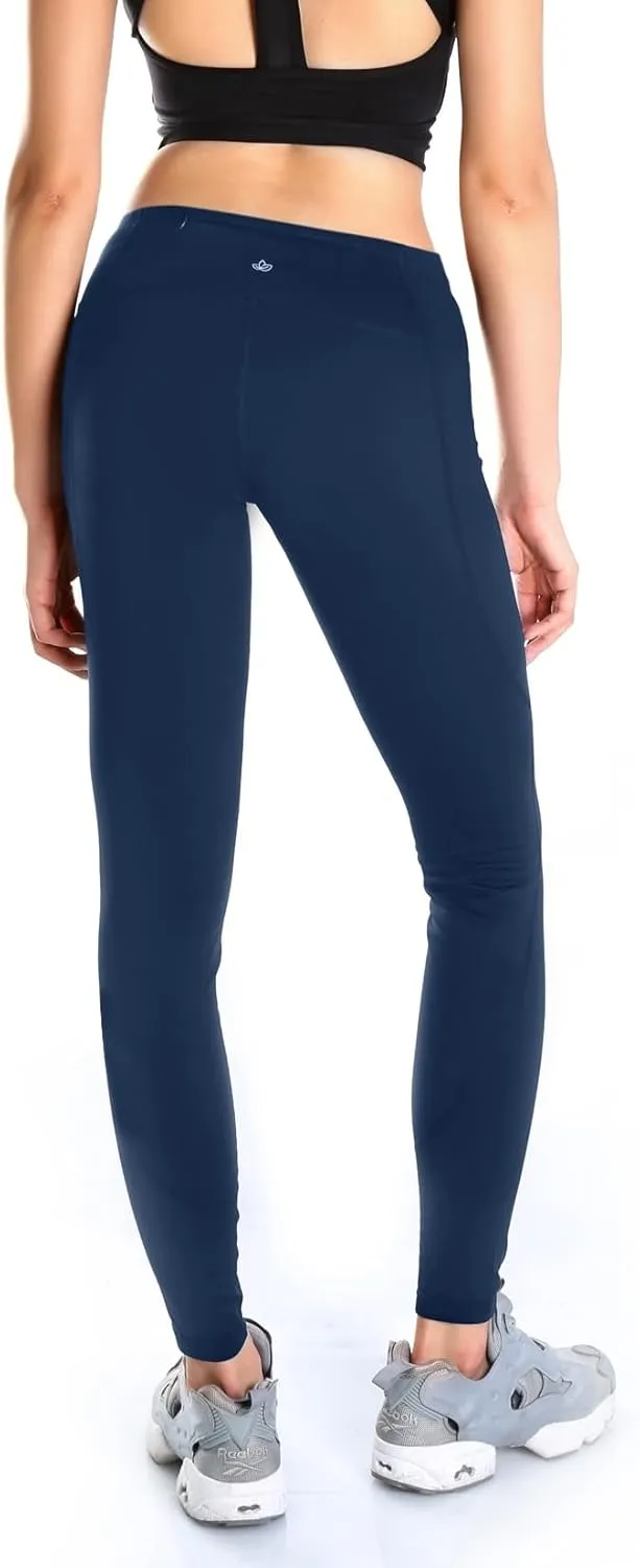 Yogipace Petite/Regular/Tall Women's Water Resistant Fleece Lined Thermal Tights