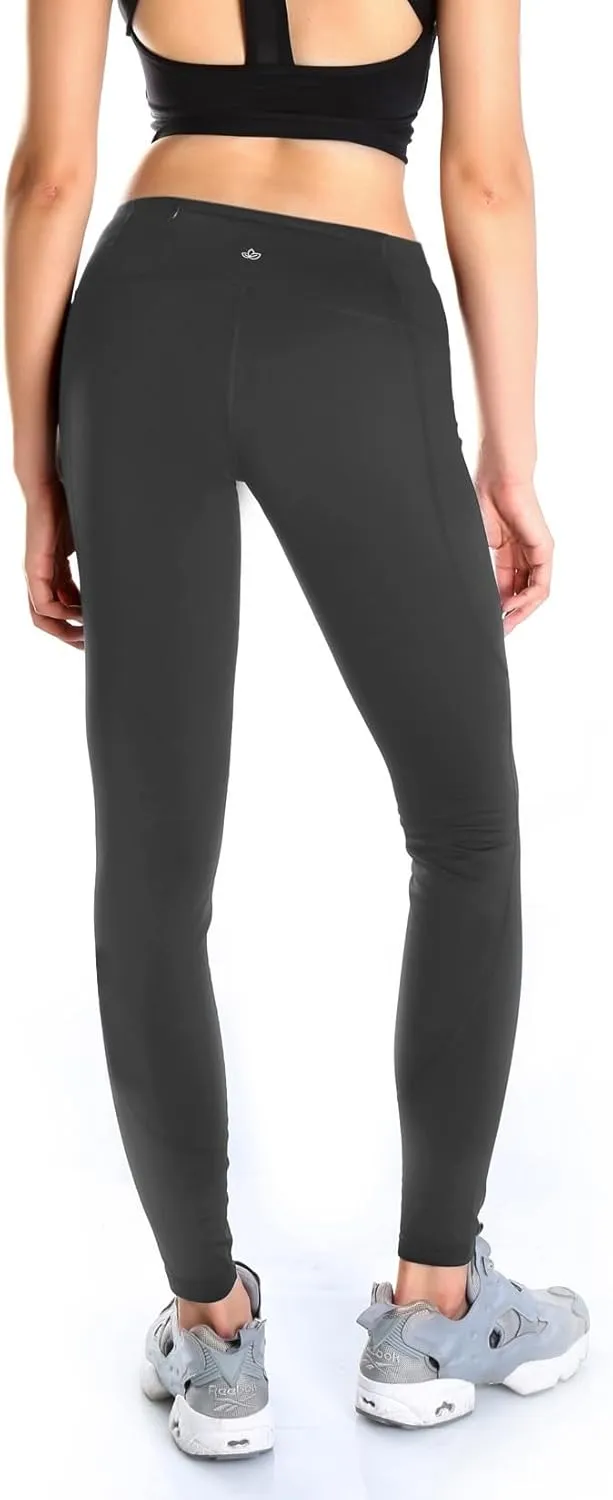 Yogipace Petite/Regular/Tall Women's Water Resistant Fleece Lined Thermal Tights