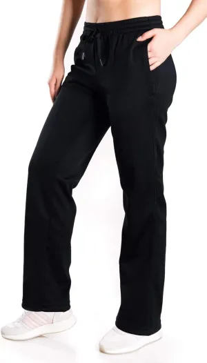 Yogipace,Petite/Regular/Tall,Women's Water Resistant Thermal Fleece Pants Sweatpants