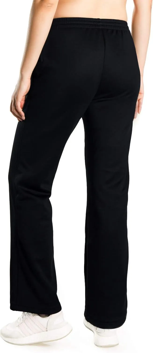 Yogipace,Petite/Regular/Tall,Women's Water Resistant Thermal Fleece Pants Sweatpants