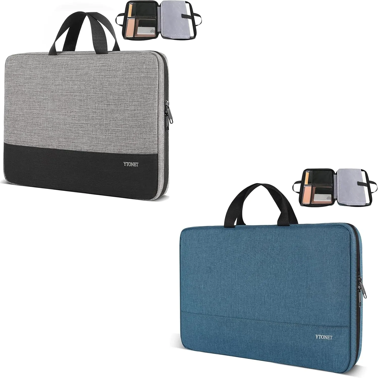 Ytonet 15.6 inch TSA Laptop Bag Laptop Sleeve Water Resistant Computer Case