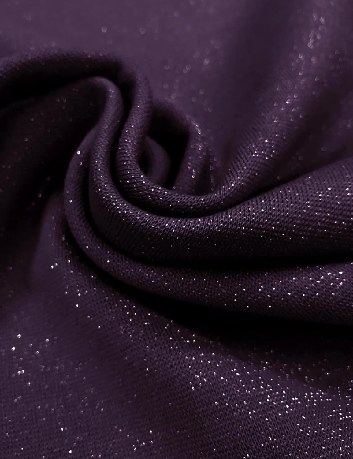 ZOMVA Plus Size 0X-4X Sparkly Glitter Ruched Tops Cowl Neck Sparkle Sequin Shirts with Side Shirring Cocktail Party Outfits